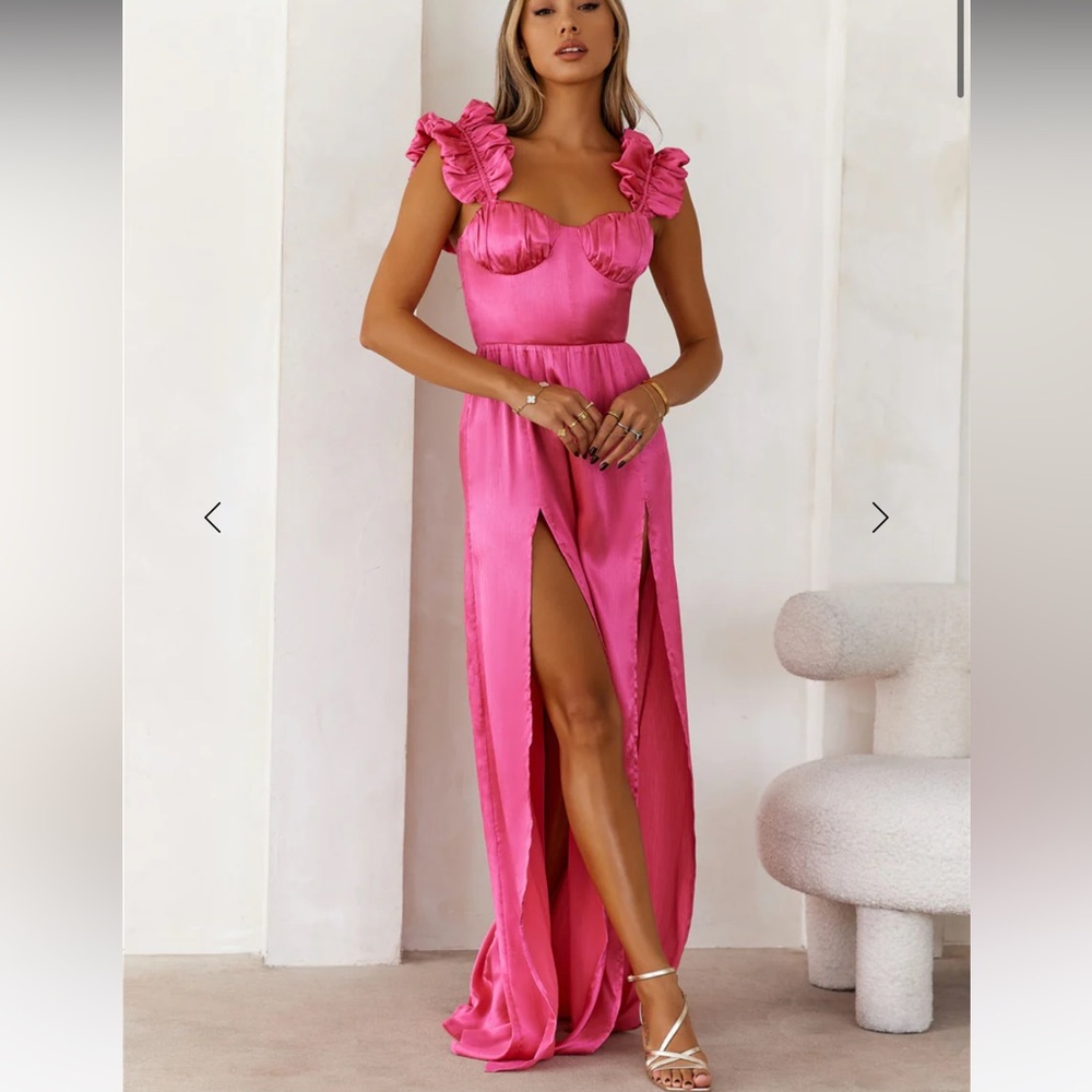 Vibrant Pink Maxi Dress